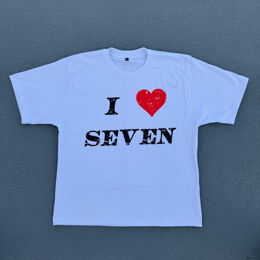 I Love Seven (White)
